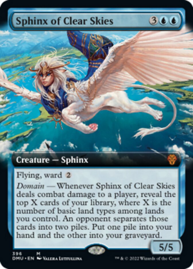 Sphinx of Clear Skies (Extended Art) [Dominaria United] | Jack's On Queen