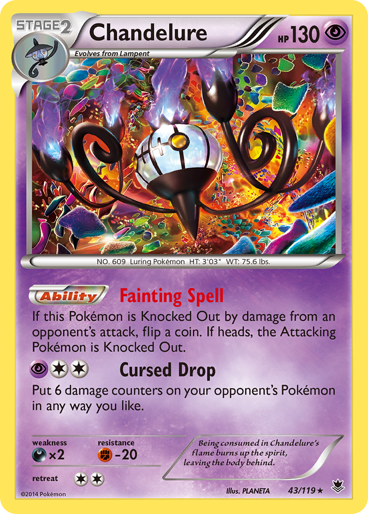 Chandelure (43/119) [XY: Phantom Forces] | Jack's On Queen