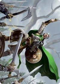 Maja, Bretagard Protector Art Card (Gold-Stamped Signature) [Kaldheim: Art Series] | Jack's On Queen