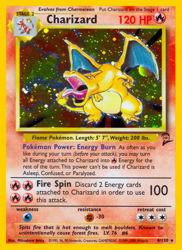 Charizard (4/130) [Base Set 2] | Jack's On Queen