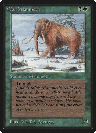 War Mammoth [Limited Edition Beta] | Jack's On Queen