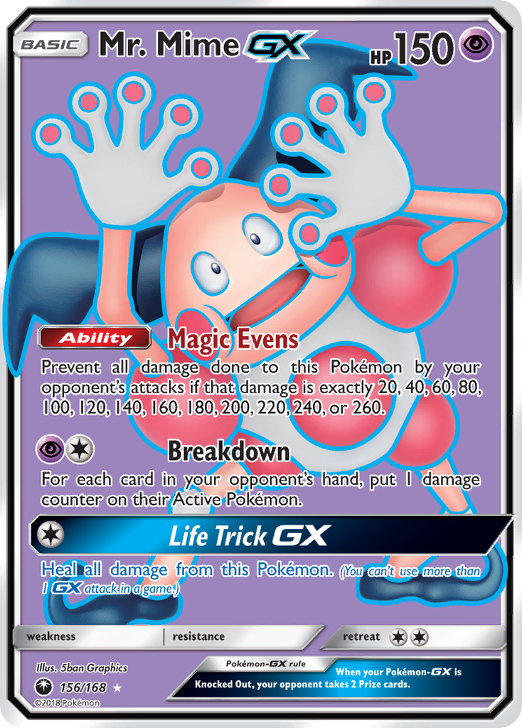 Mr. Mime GX (156/168) [Sun & Moon: Celestial Storm] | Jack's On Queen