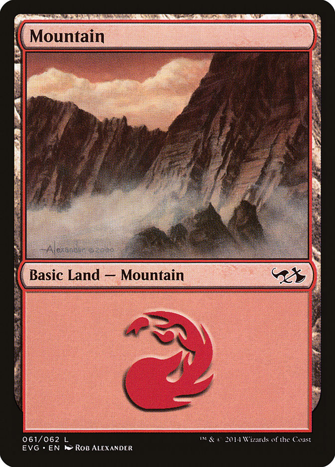 Mountain (61) (Elves vs. Goblins) [Duel Decks Anthology] | Jack's On Queen