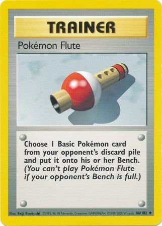 Pokemon Flute (86/102) [Base Set Unlimited] | Jack's On Queen