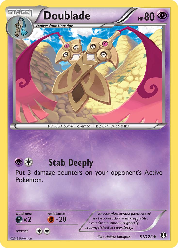 Doublade (61/122) [XY: BREAKpoint] | Jack's On Queen