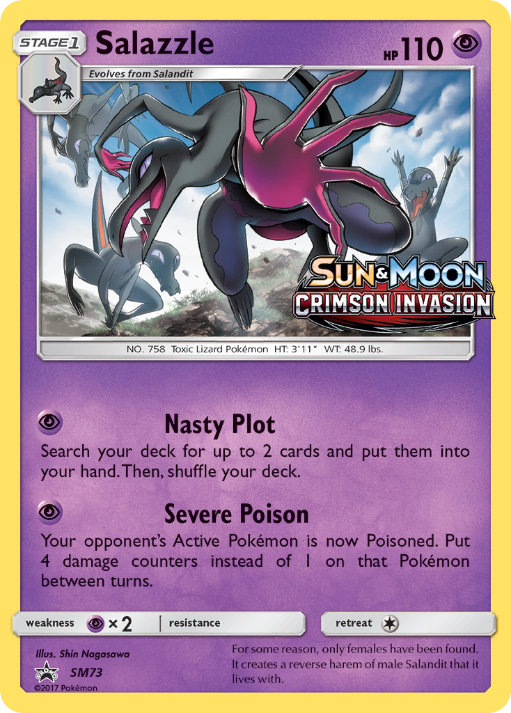 Salazzle (SM73) [Sun & Moon: Black Star Promos] | Jack's On Queen