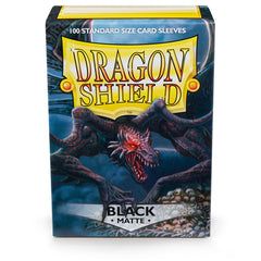 Dragon Shield Standard Matte Black ‘Rhipodon’ – (100ct) | Jack's On Queen