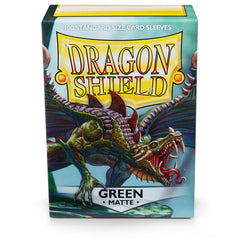 Dragon Shield Standard Matte Green ‘Drakka Fiath’ – (100ct) | Jack's On Queen