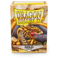 Dragon Shield Standard Matte Gold ‘Gygex’ – (100ct) | Jack's On Queen