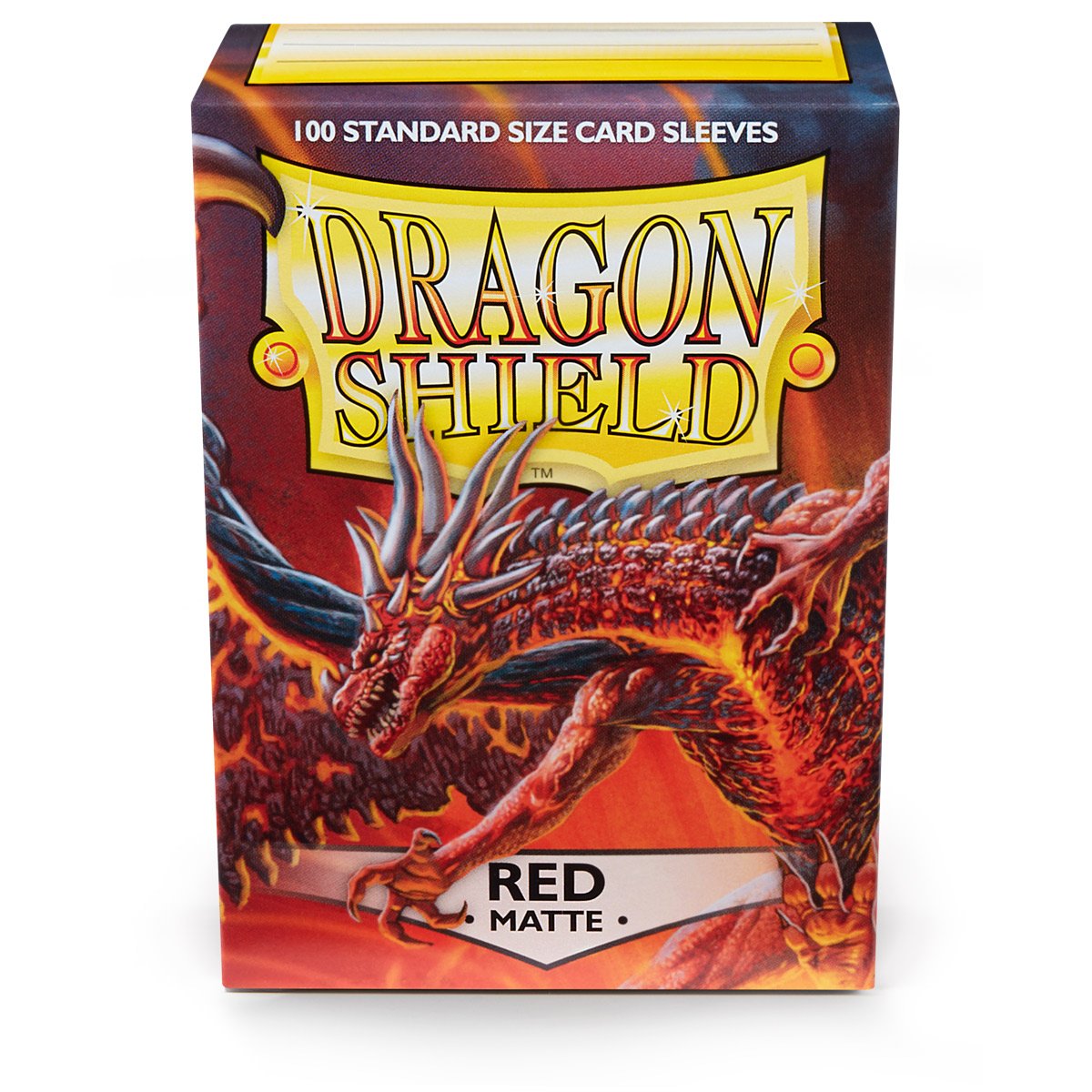 Dragon Shield Standard Matte Red ‘Moltanis’ – (100ct) | Jack's On Queen