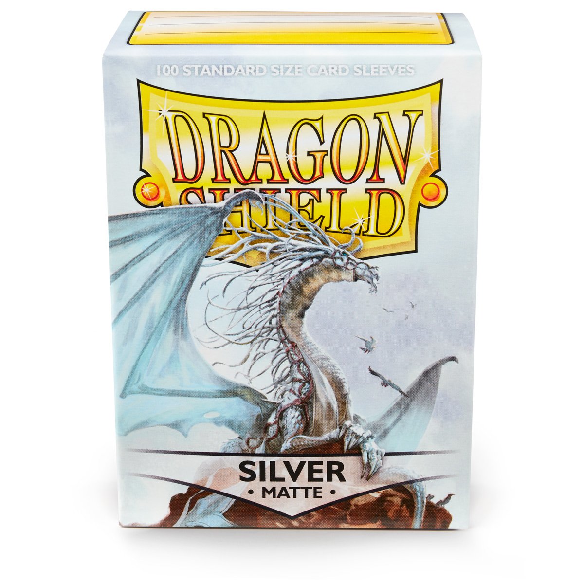 Dragon Shield Standard Matte Silver ‘Caelum’ – (100ct) | Jack's On Queen