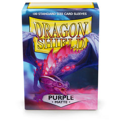 Dragon Shield Standard Matte Purple ‘Miasma’ – (100ct) | Jack's On Queen