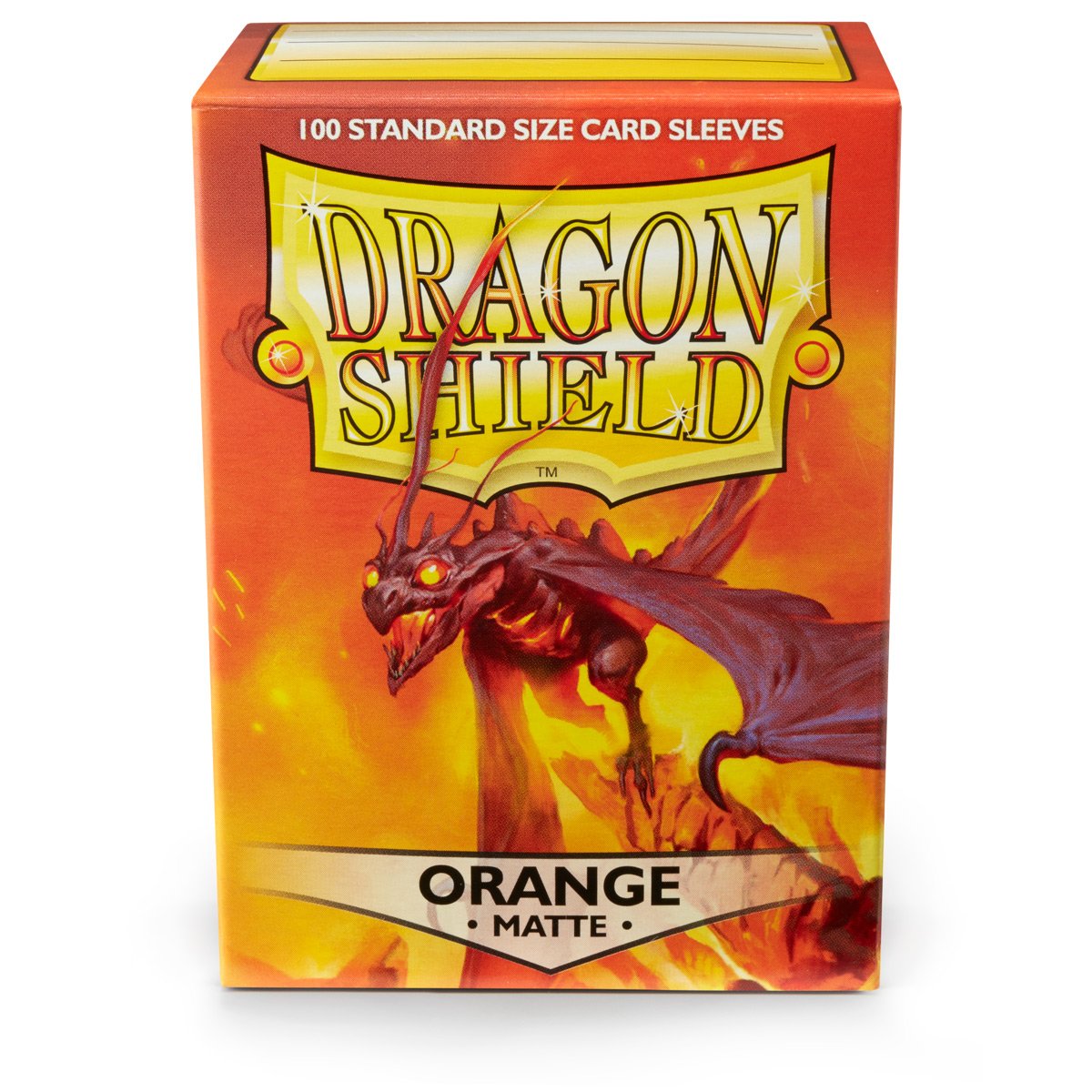 Dragon Shield Standard Matte Orange ‘Usaqin’ – (100ct) | Jack's On Queen