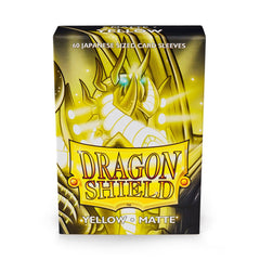 Dragon Shield Japanese Matte Yellow ‘SheSha’ – (60ct) | Jack's On Queen