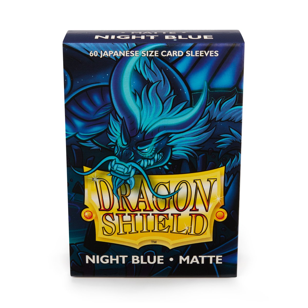 Dragon Shield Japanese Matte Night Blue ‘Delphion’ – (60ct) | Jack's On Queen