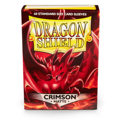 Dragon Shield Standard Matte Crimson ‘Logi’ – (60ct) | Jack's On Queen