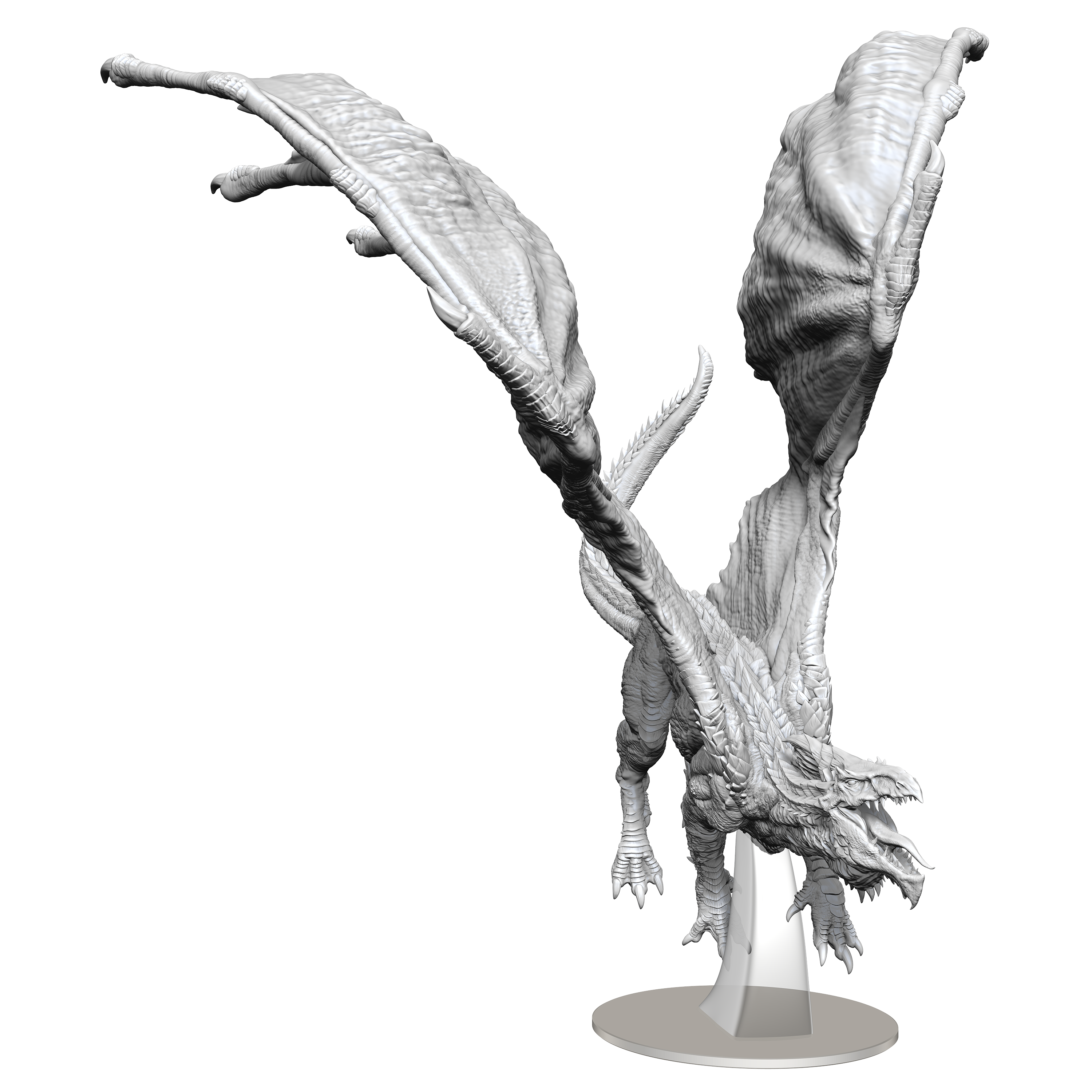 DND UNPAINTED MINIS WV15 ADULT WHITE DRAGON | Jack's On Queen