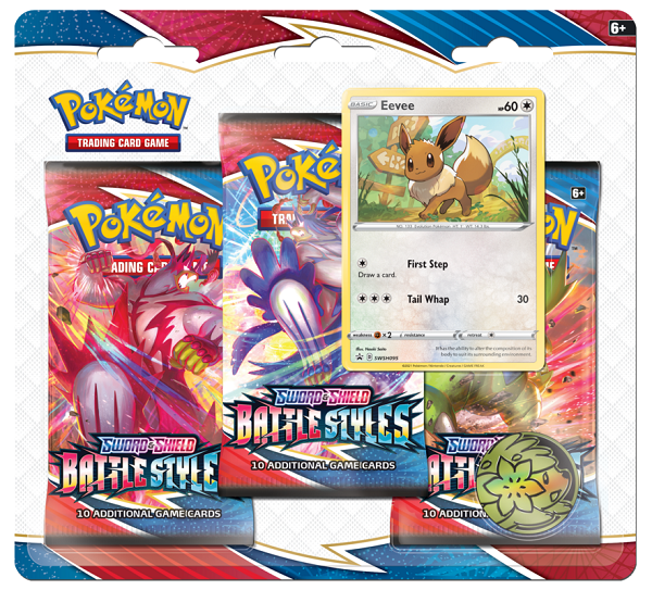 POKEMON SWSH5 BATTLE STYLES 3PK BLISTER | Jack's On Queen