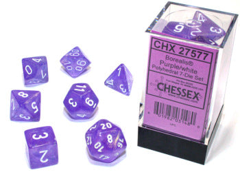 Chessex: Polyhedral Borealis™ Dice sets | Jack's On Queen
