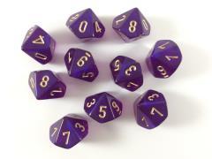 Chessex: D6 Borealis™ D10 Dice Set | Jack's On Queen