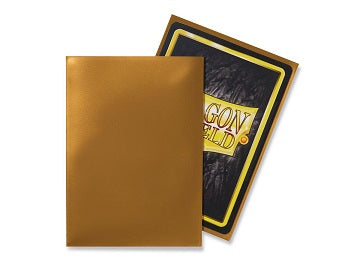 DRAGON SHIELD SLEEVES GOLD 100CT | Jack's On Queen