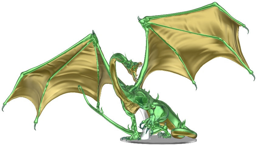 DND ICONS: ADULT EMERALD DRAGON | Jack's On Queen