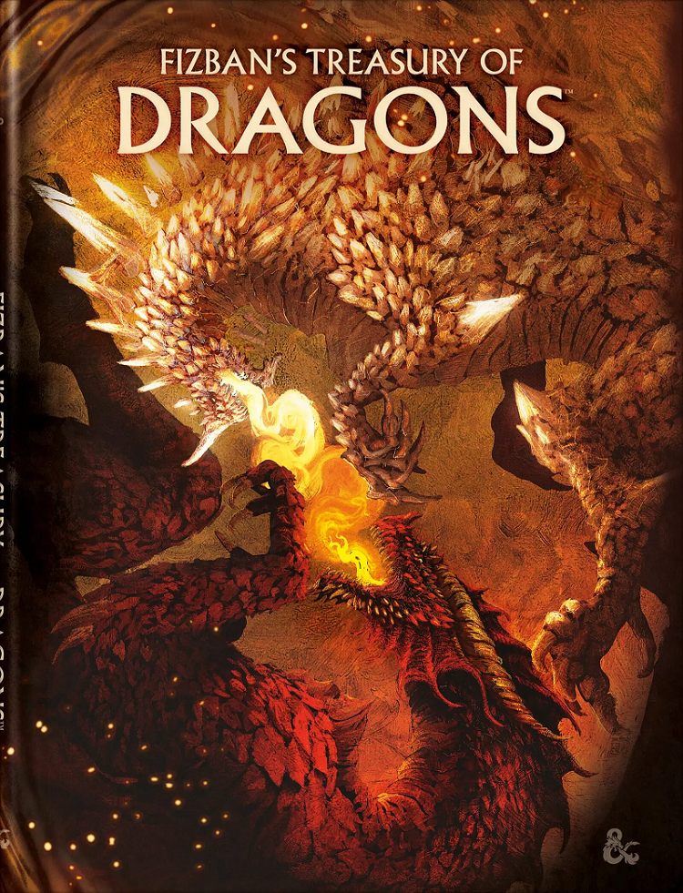 DND RPG FIZBAN'S TREASURY OF DRAGONS HC ALT COVER | Jack's On Queen