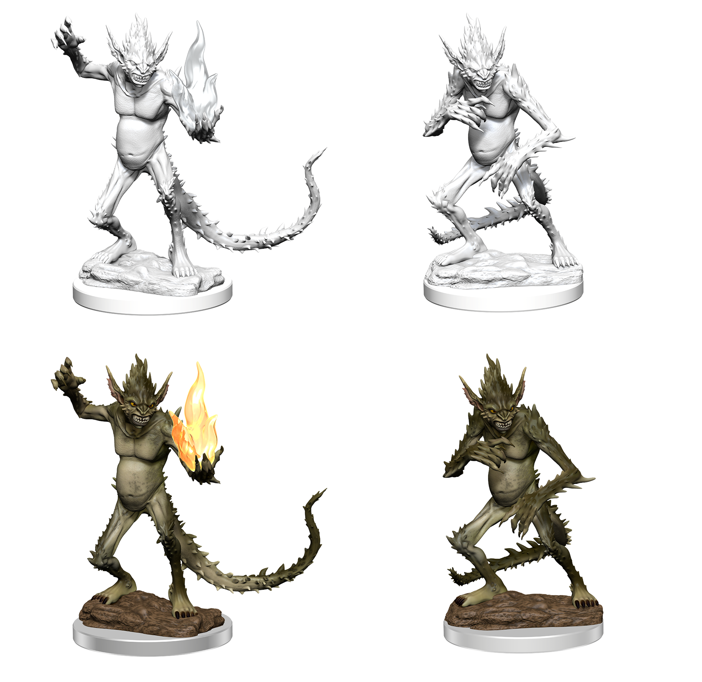 DND UNPAINTED MINIS WV16 BARBED DEVILS | Jack's On Queen