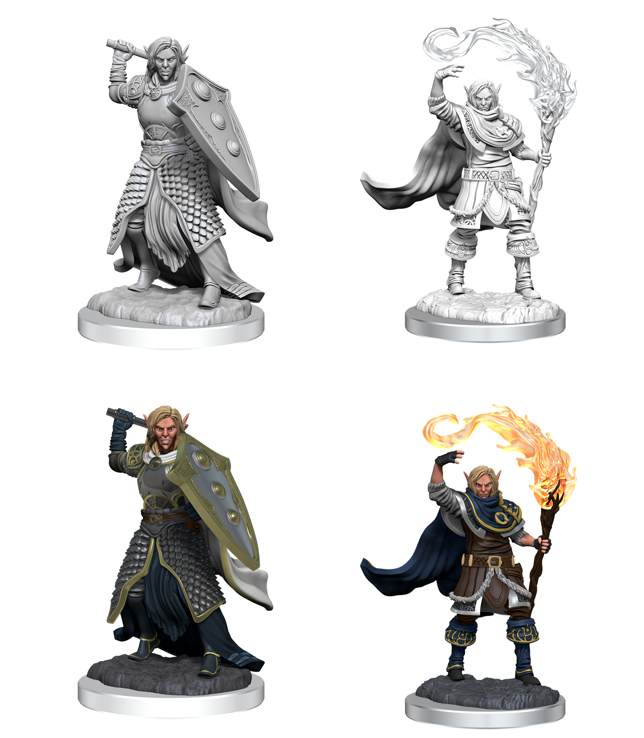 DND UNPAINTED MINIS WV16 ELF CLERIC MALE | Jack's On Queen