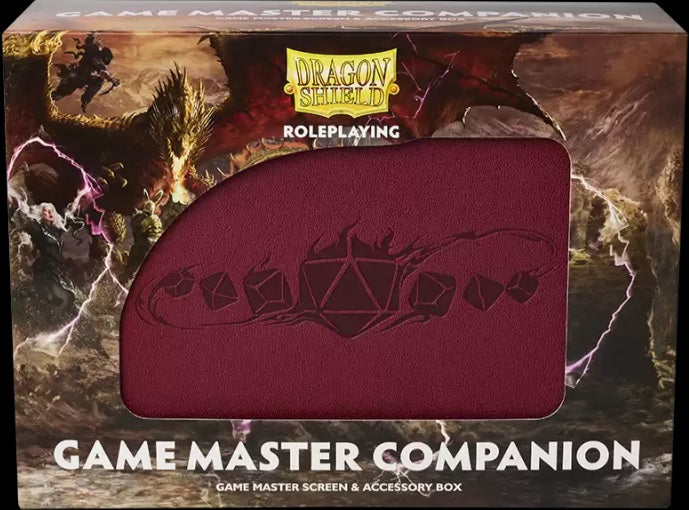 DRAGON SHIELD RPG GAME MASTER COMPANION BLOOD RED | Jack's On Queen