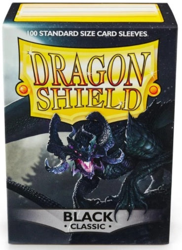 DRAGON SHIELD SLEEVES BLACK 100CT | Jack's On Queen