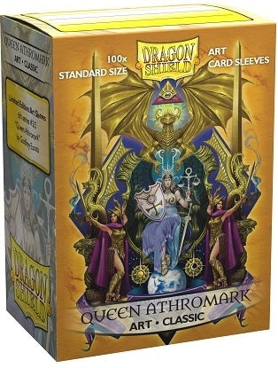 DRAGON SHIELD SLEEVES COA QUEEN ATHROMARK 100CT | Jack's On Queen