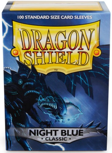 DRAGON SHIELD SLEEVES NIGHT BLUE 100CT | Jack's On Queen