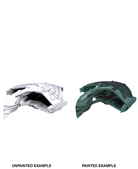 Star Trek: Deep Cuts Unpainted Miniatures: D'deridex Class | Jack's On Queen