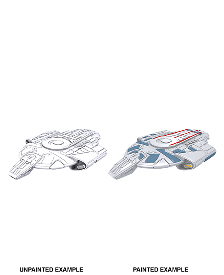 Star Trek: Deep Cuts Unpainted Miniatures: Defiant Class | Jack's On Queen