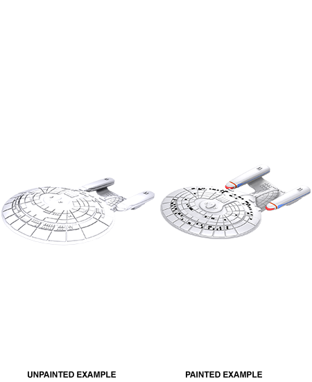 Star Trek: Deep Cuts Unpainted Miniatures: Galaxy Class | Jack's On Queen