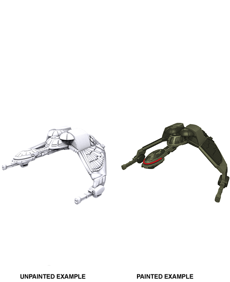 Star Trek: Deep Cuts Unpainted Miniatures: Klingon Bird-of-Prey | Jack's On Queen