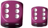 Chessex: Opaque D6 Dice Set - 16mm | Jack's On Queen