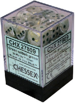 Chessex: D6 Marble™ Dice sets- 12mm | Jack's On Queen