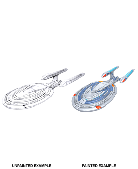 Star Trek: Deep Cuts Unpainted Miniatures: Sovereign Class | Jack's On Queen