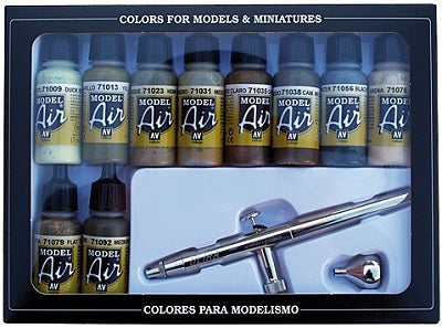 VALLEJO: MODEL AIR CAMOUFLAGE COLORS & AIRBRUSH | Jack's On Queen