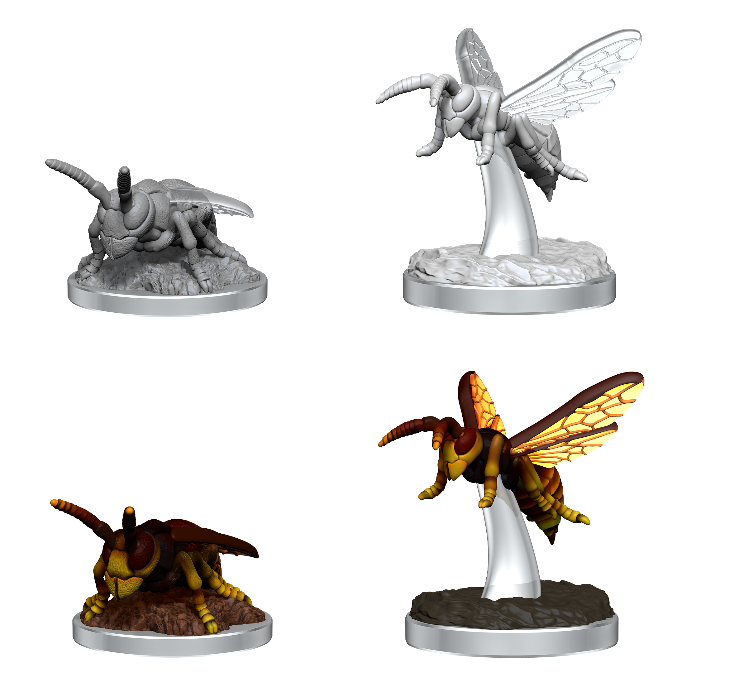 WIZKIDS UNPAINTED MINIS WV19 MURDER HORNETS | Jack's On Queen