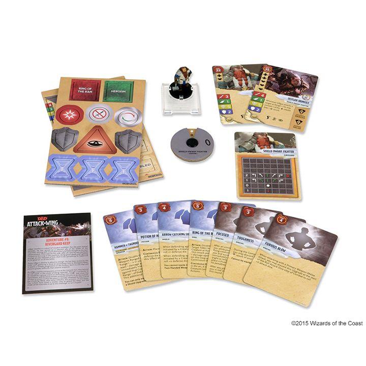 Dungeons & Dragons - Attack Wing Wave 6 Shield Dwarf Fighter Expansion Pack | Jack's On Queen