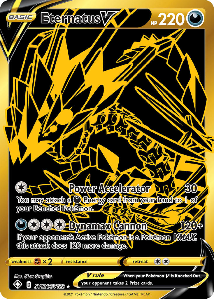 Eternatus V (SV121/SV122) [Sword & Shield: Shining Fates] | Jack's On Queen