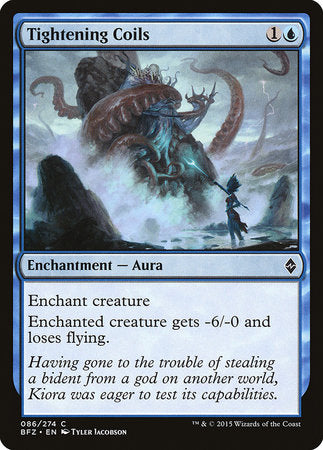 Tightening Coils [Battle for Zendikar] | Jack's On Queen