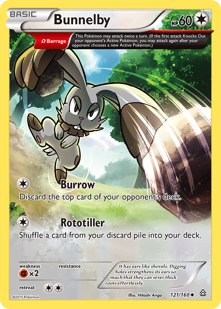 Bunnelby (121/160) [XY: Primal Clash] | Jack's On Queen