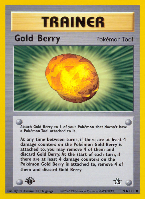 Gold Berry (93/111) [Neo Genesis 1st Edition] | Jack's On Queen