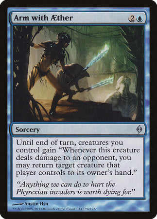 Arm with Aether [New Phyrexia] | Jack's On Queen