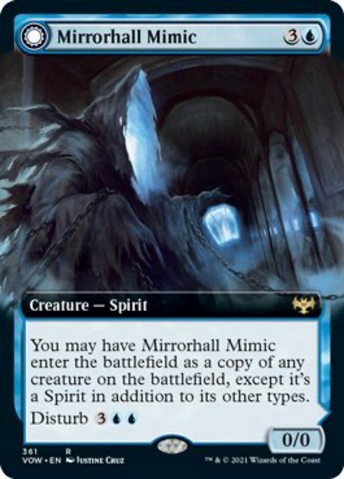 Mirrorhall Mimic // Ghastly Mimicry (Extended) [Innistrad: Crimson Vow] | Jack's On Queen