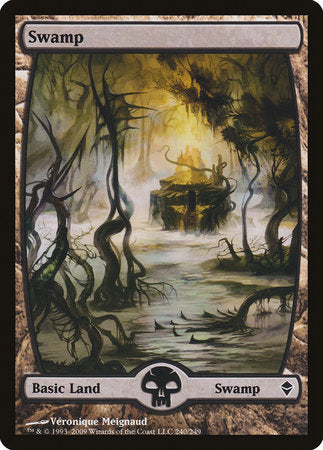 Swamp (240) - Full Art [Zendikar] | Jack's On Queen